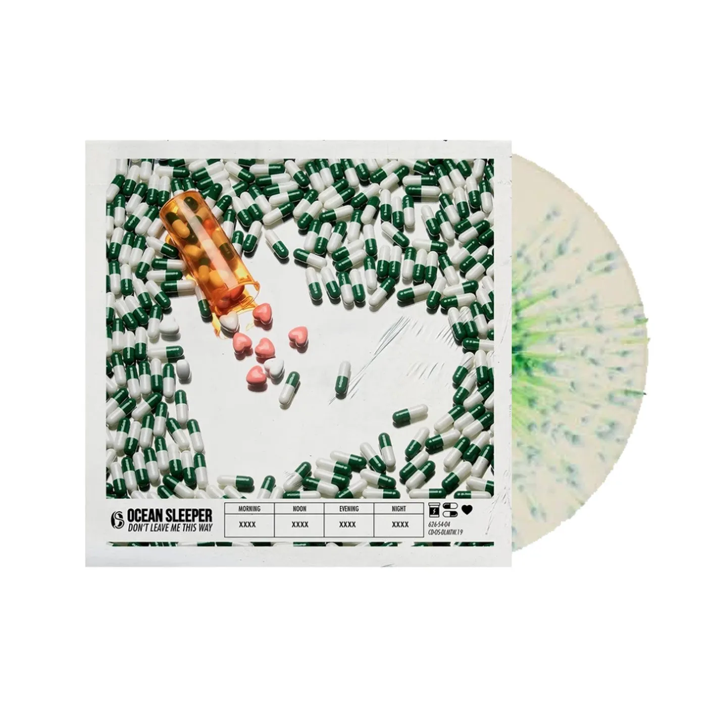 Ocean Sleeper Don’t Leave Me This Way LP (White W/ Green Splatter) (Vinyl)