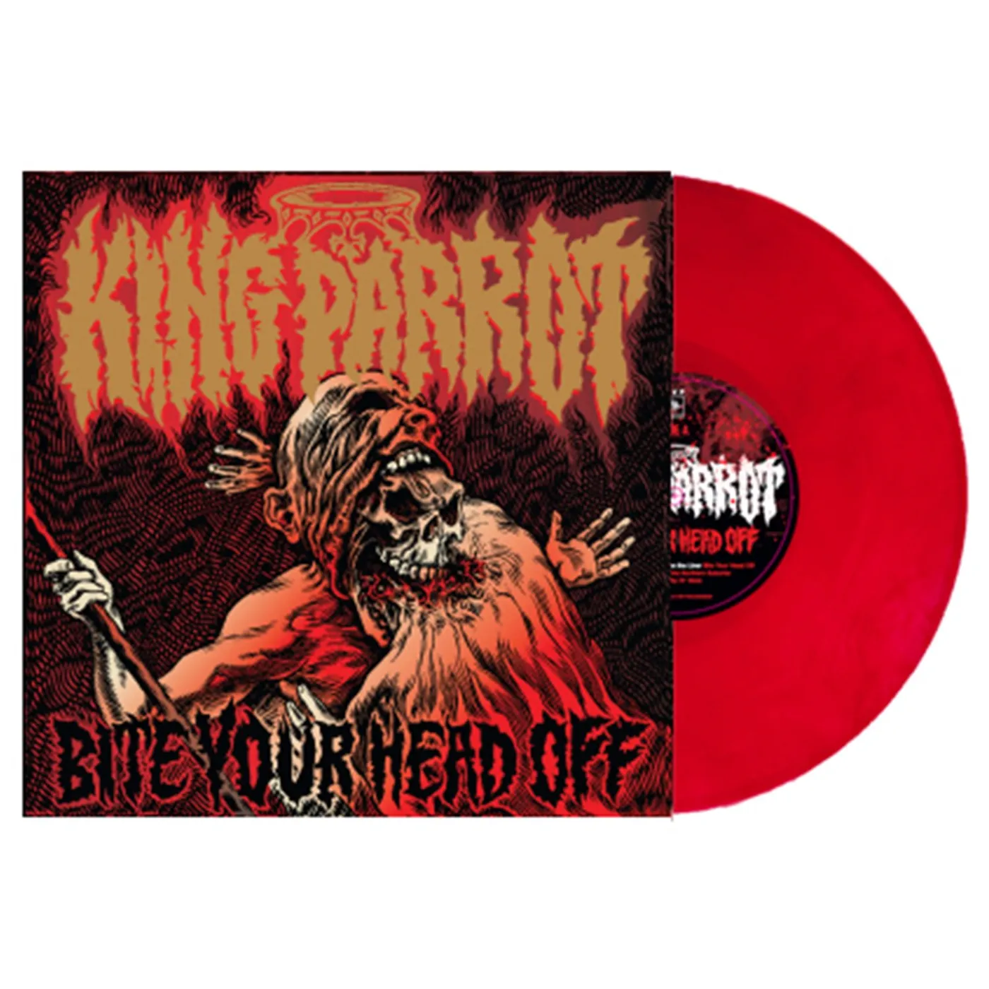 King Parrot Bite Your Head Off LP (Red) (Vinyl)