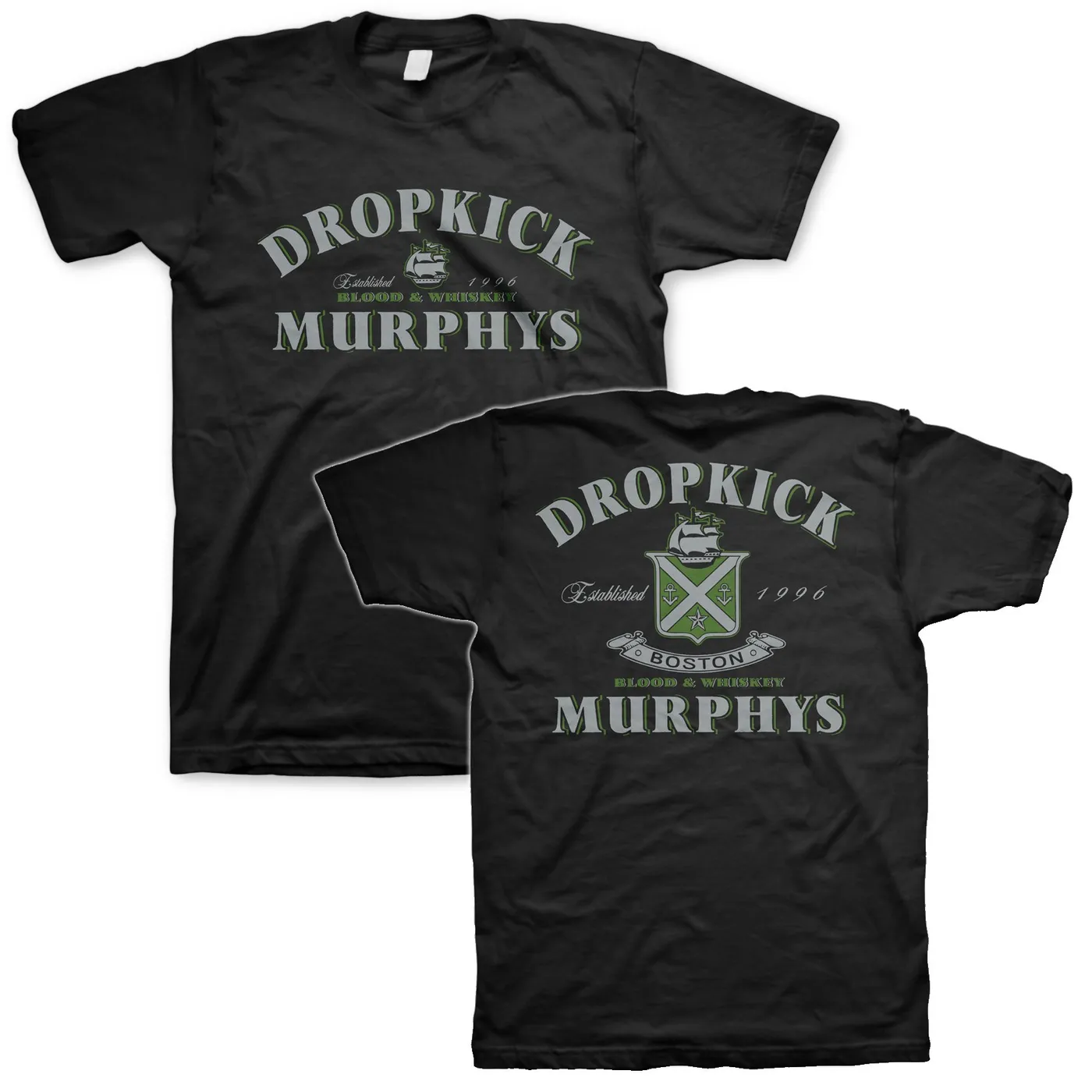 Dropkick Murphys Blood and Whiskey Tee (Black)