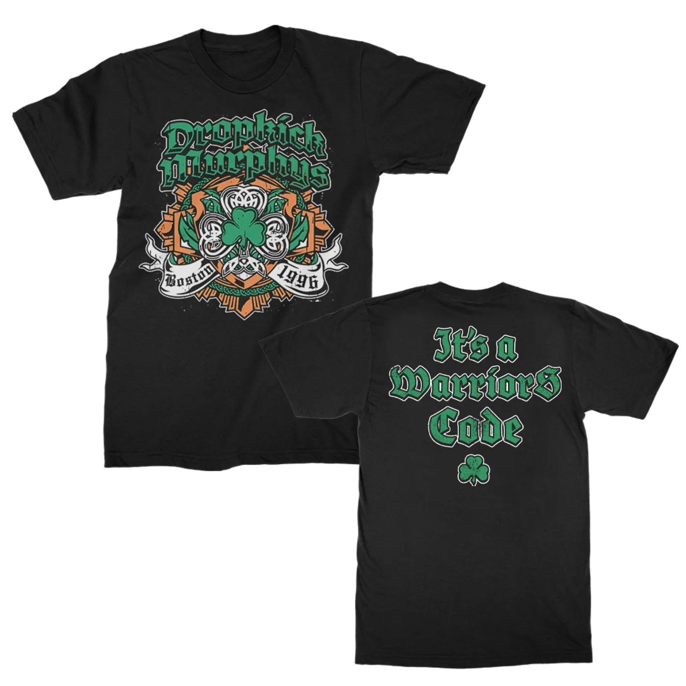 Dropkick Murphys Shamrock Badge Tee (Black)