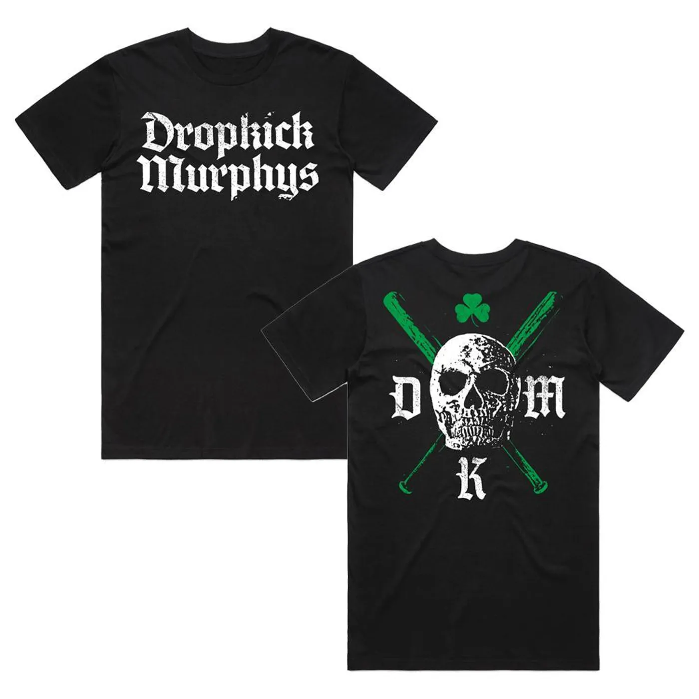Dropkick Murphys Bats Tee (Black/Green - Australian Exclusive)