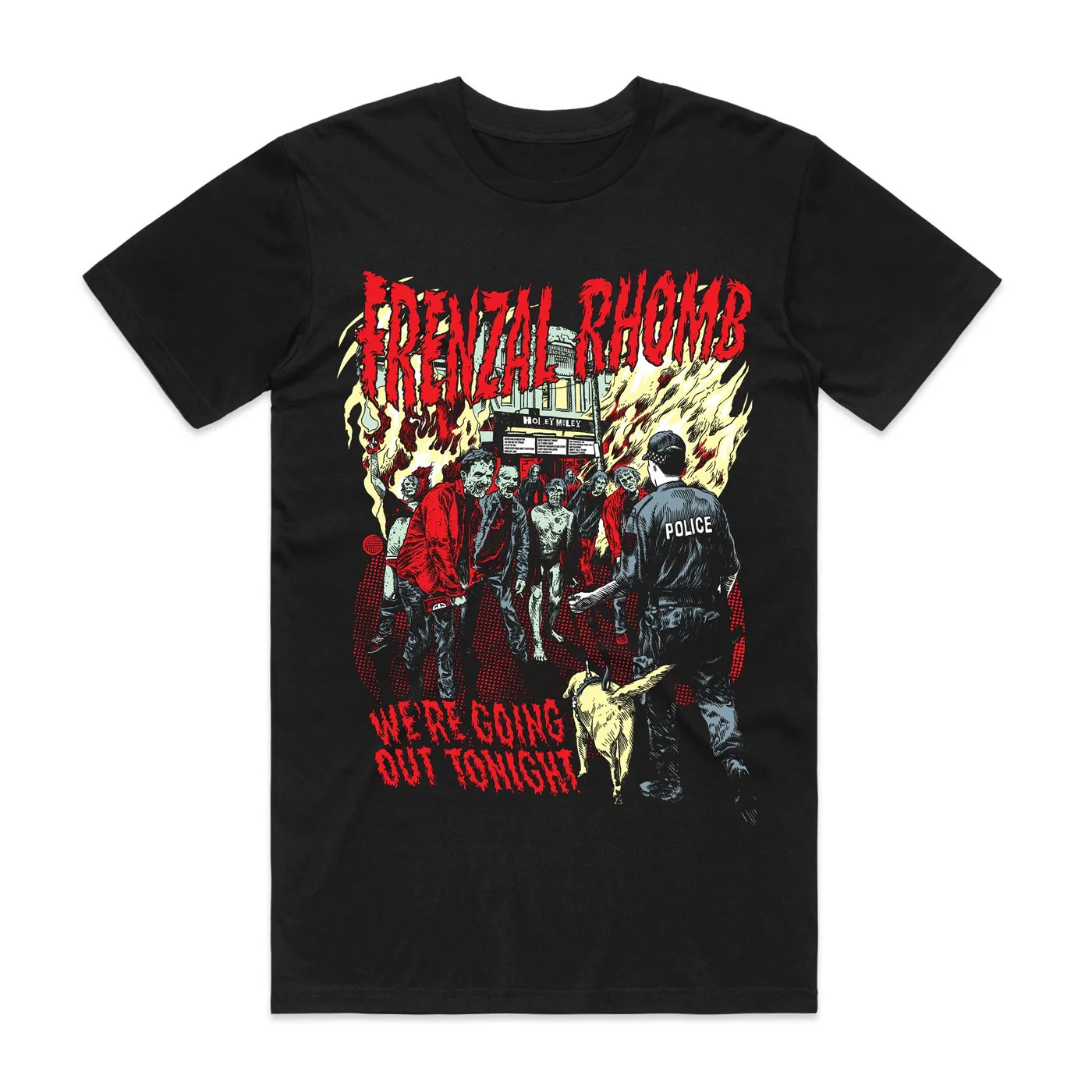 Frenzal Rhomb We're Going Out Tonight T-shirt (Black)