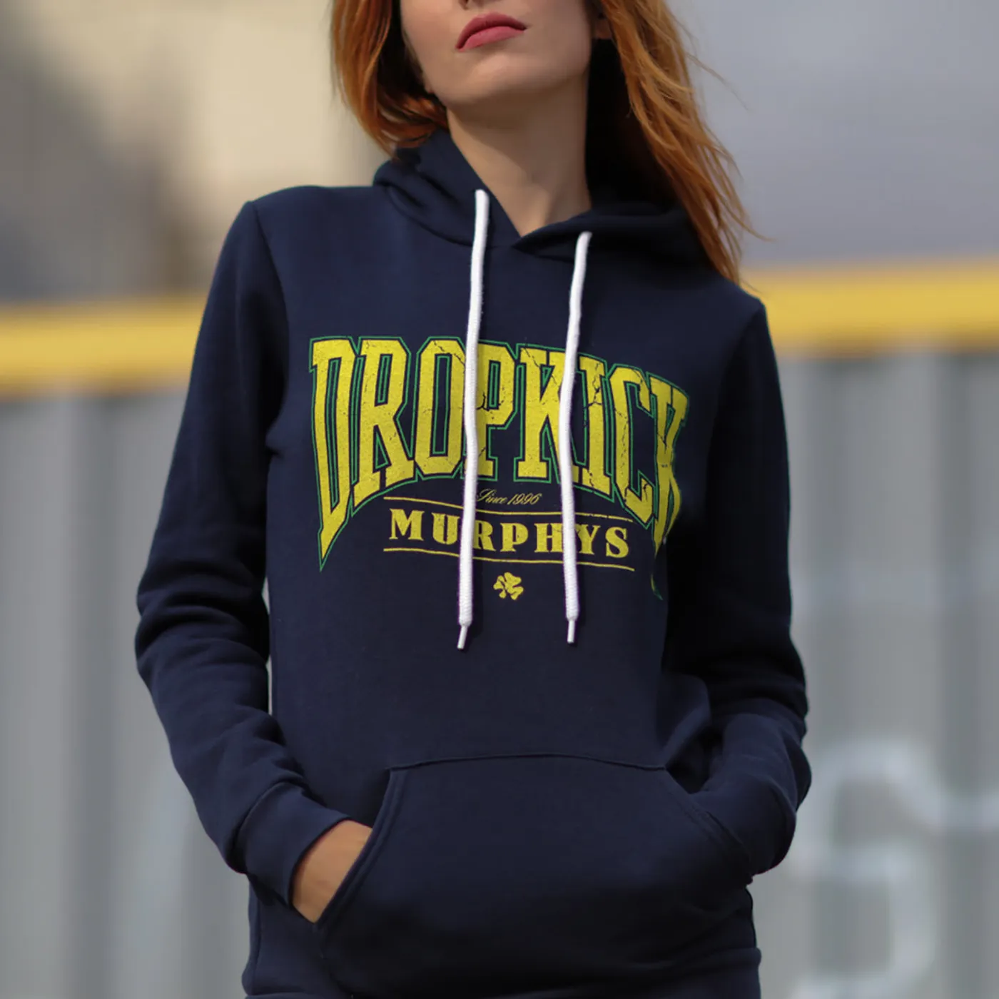 Dropkick Murphys Fist Up Pullover Hoodie (Navy)