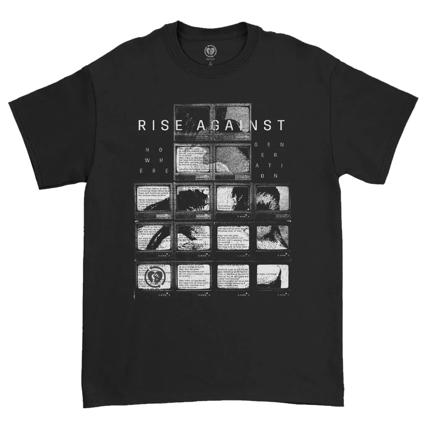 Rise Against Nowhere Generation T-shirt (Black)