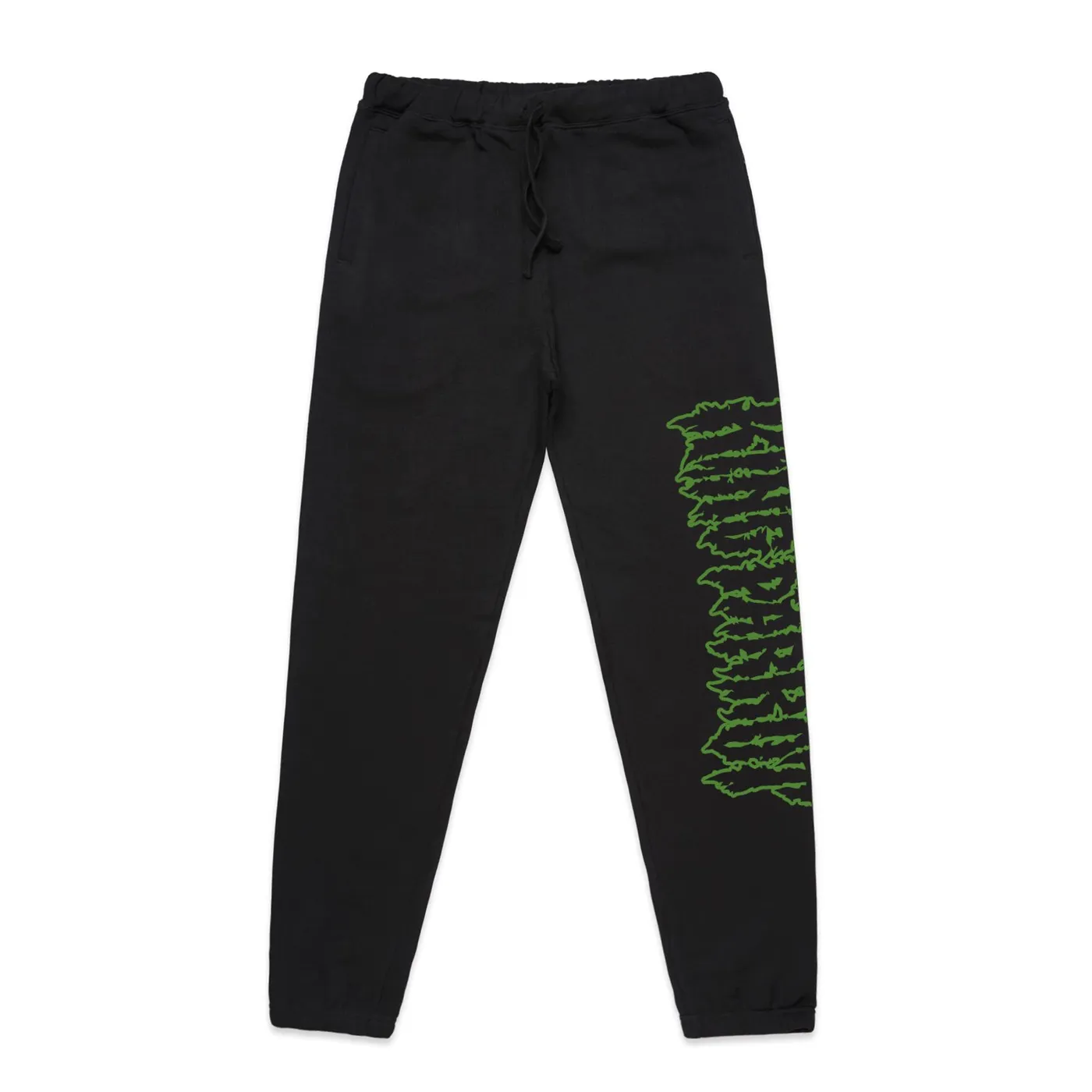 King Parrot Green Logo Track Pants (Black)