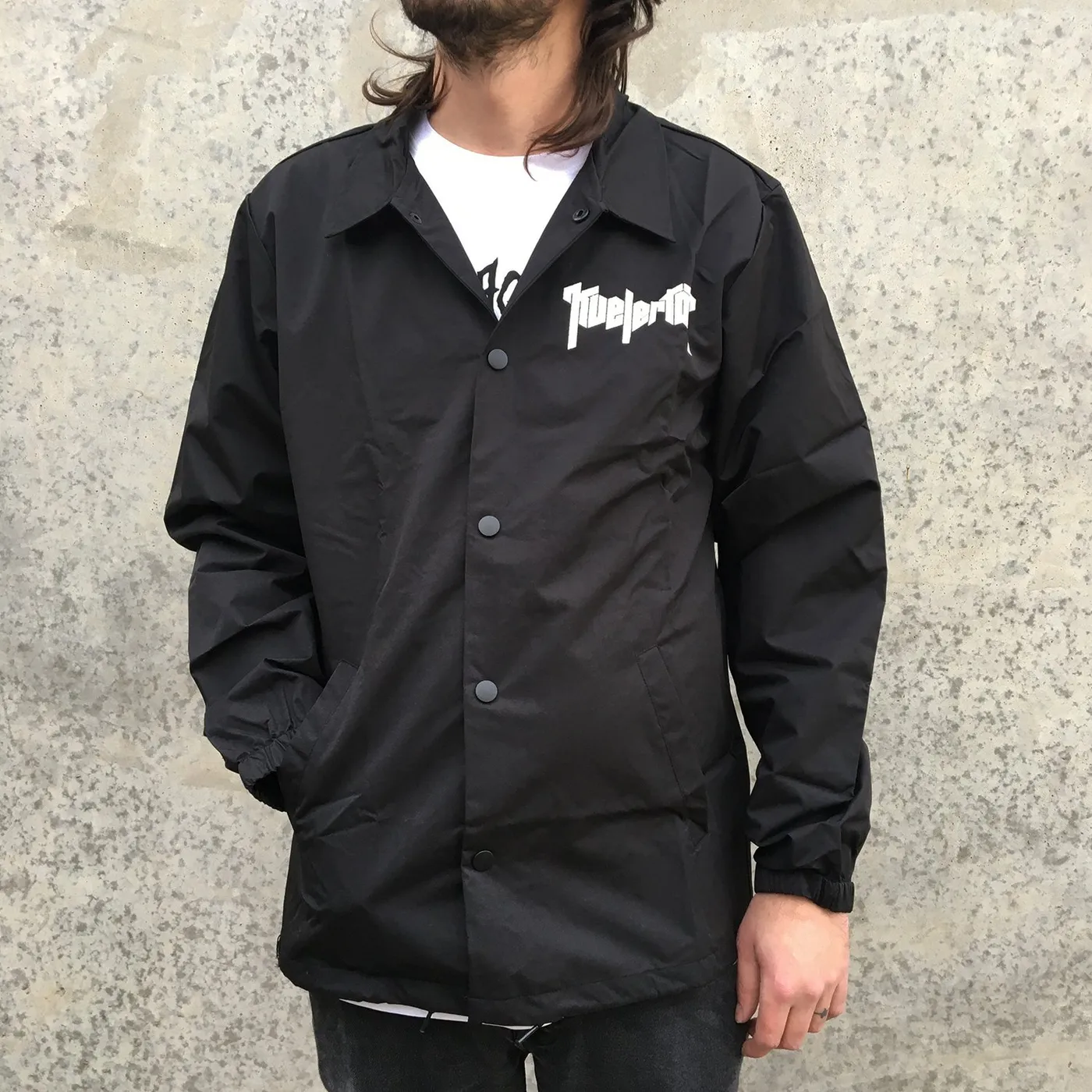 Kvelertak Wise Skull Windbreaker (Black)