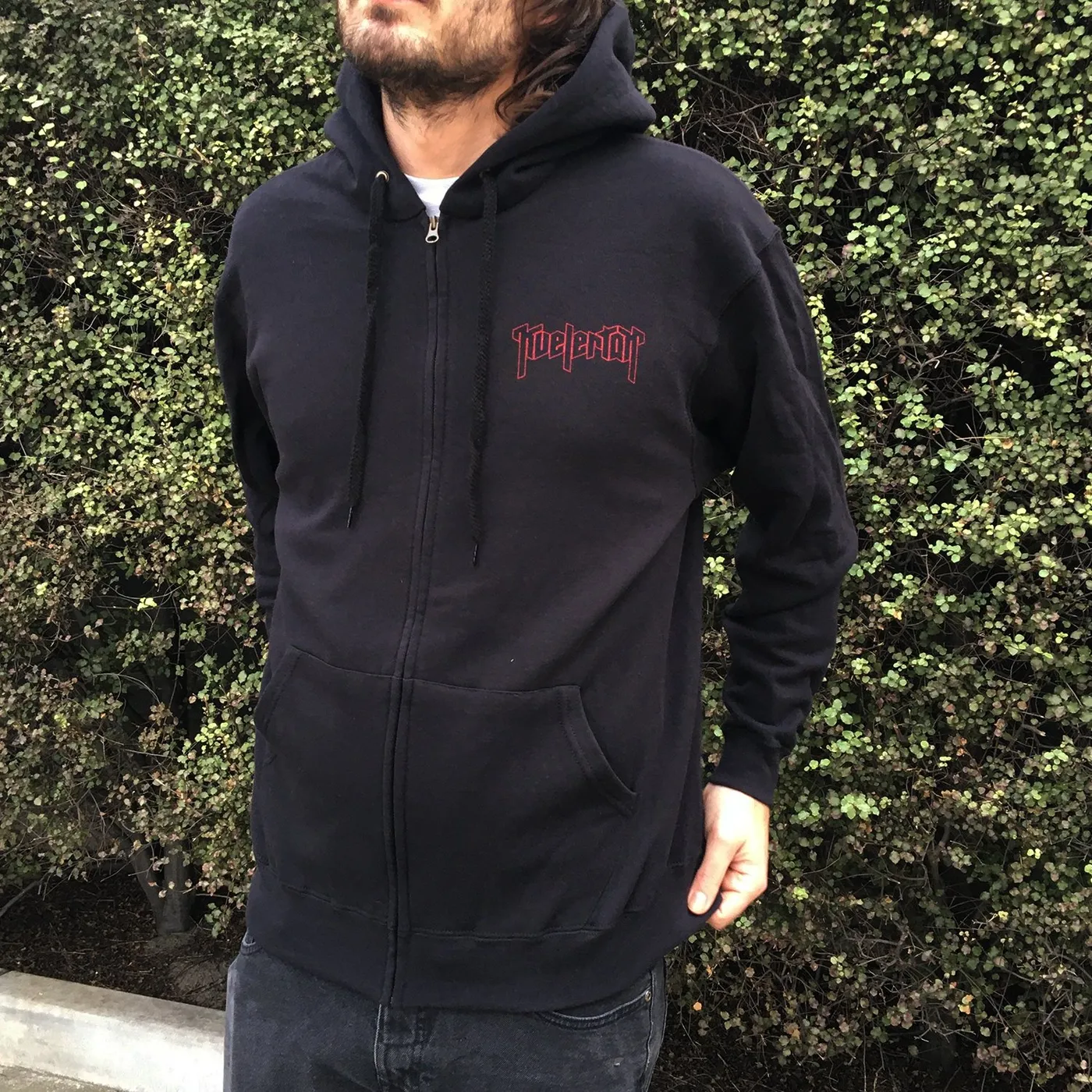 Kvelertak Demon Owl Zip Up Hoodie (Black)