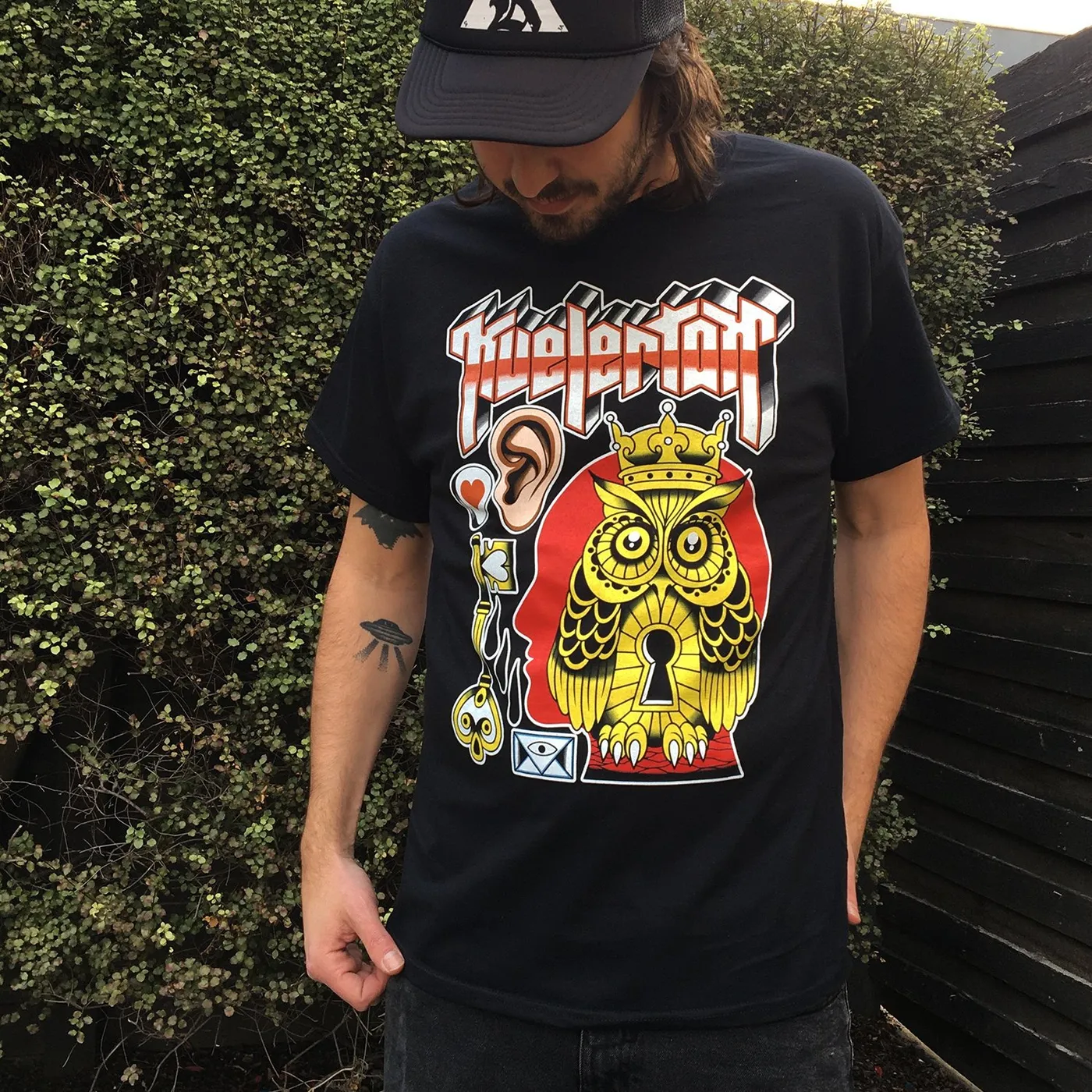 Kvelertak King Owl Tee (Black)