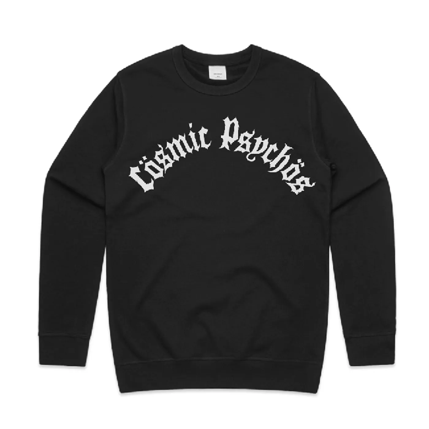 Cosmic Psychos Metal Logo Crewneck (Black)