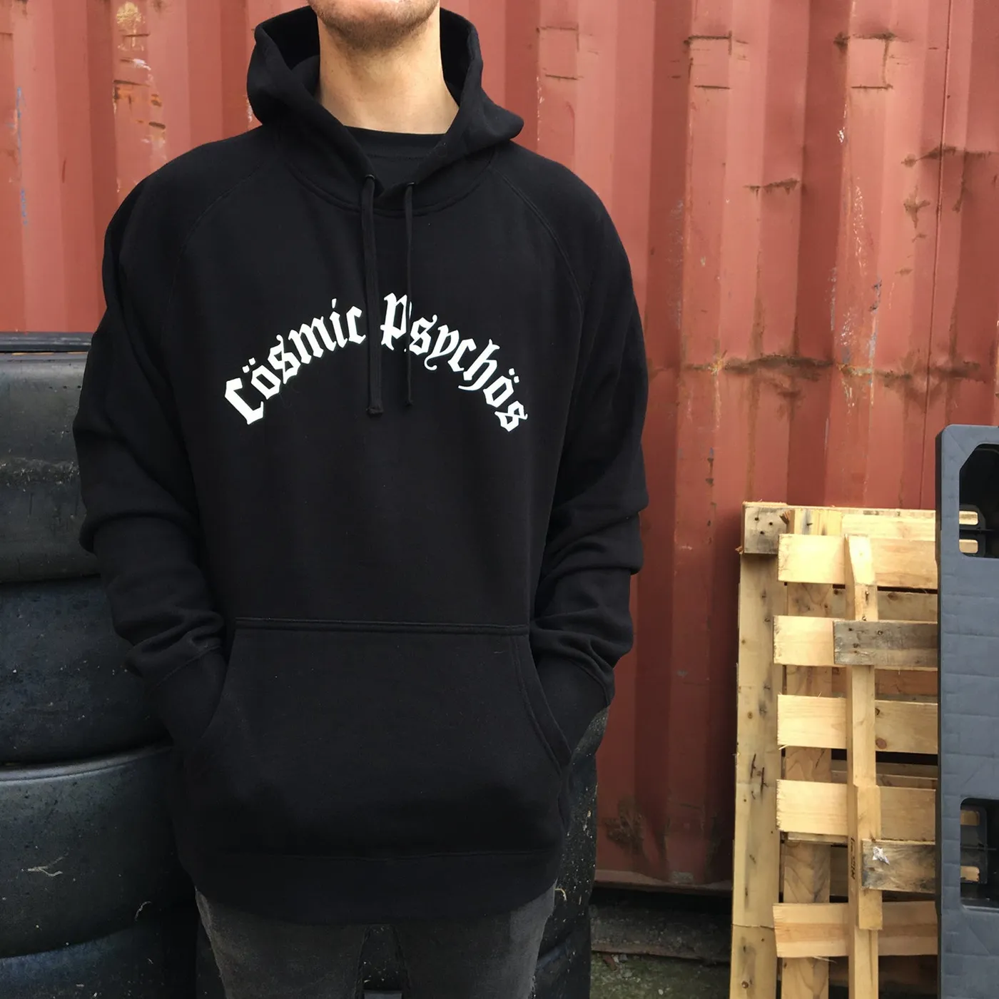 Cosmic Psychos Metal Logo Hoodie (Black)