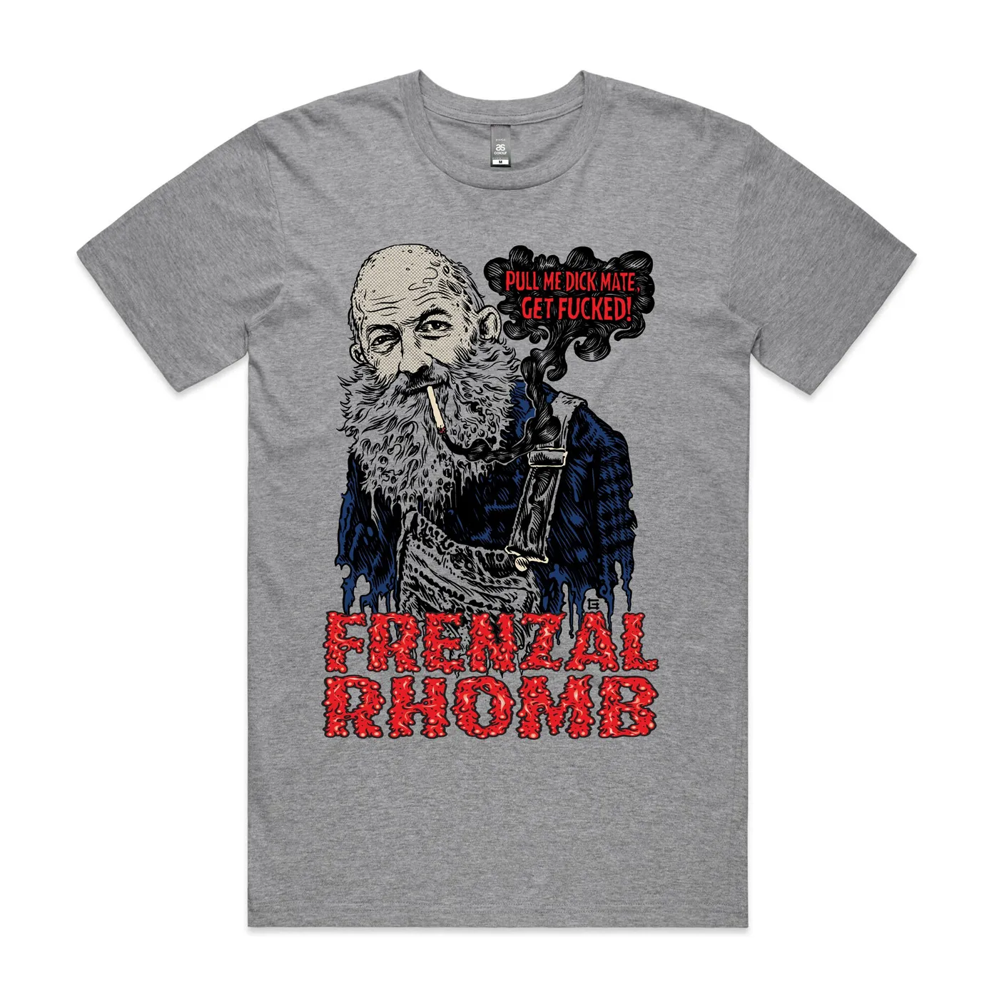 Frenzal Rhomb Old Guy Tee (Grey)