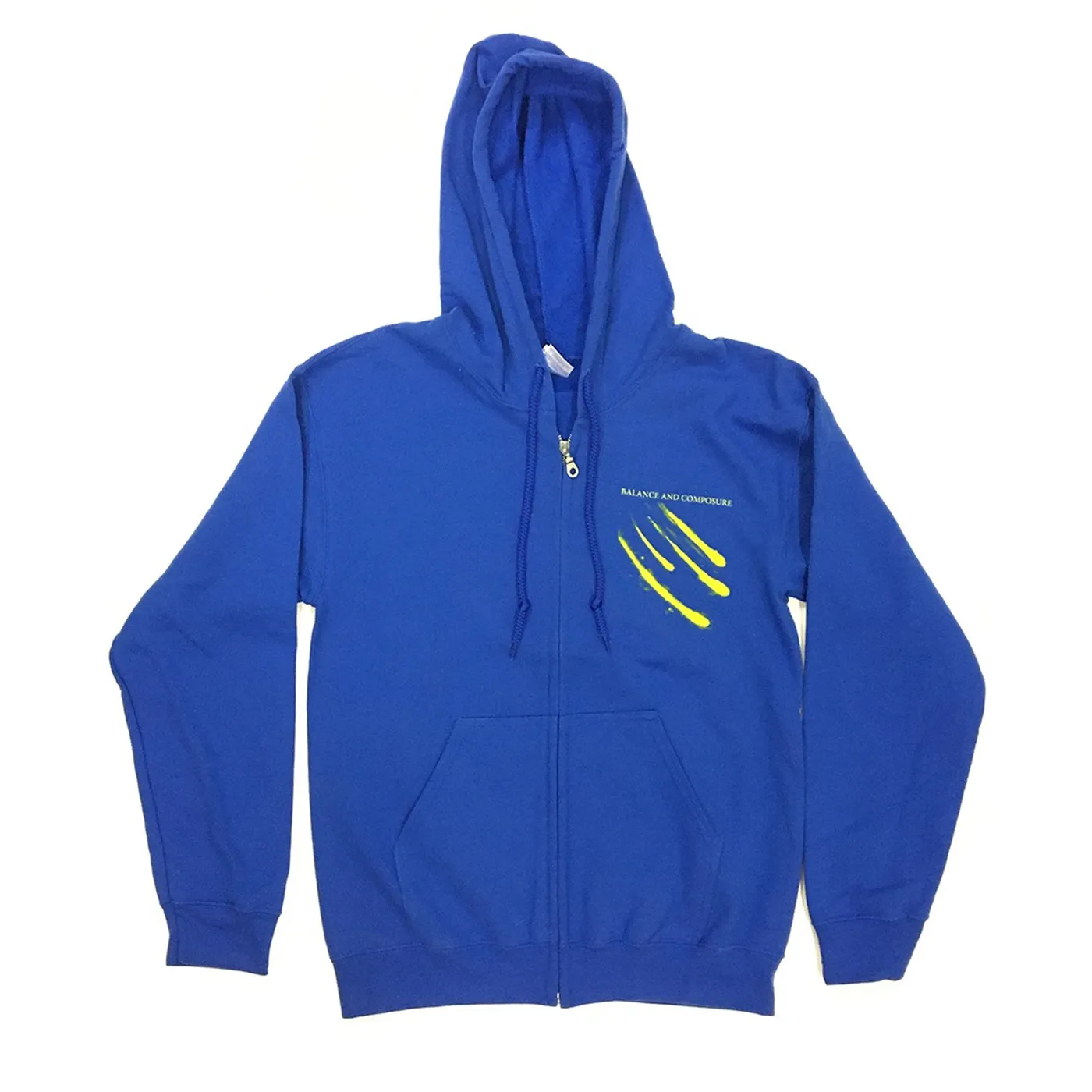 Balance And Composure Moon Zip Up Hoodie (Blue)