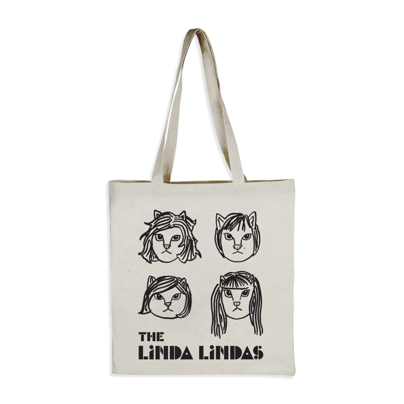 The Linda Lindas Cats! Tote Bag (Natural)