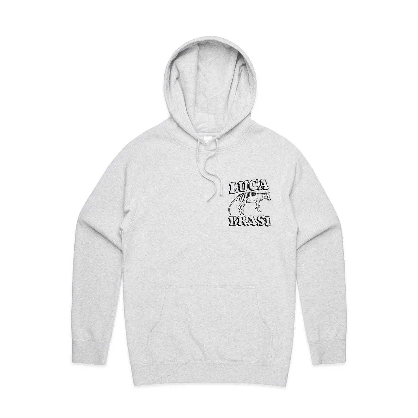 Luca Brasi Tassie Heart Hoodie (White Marle)