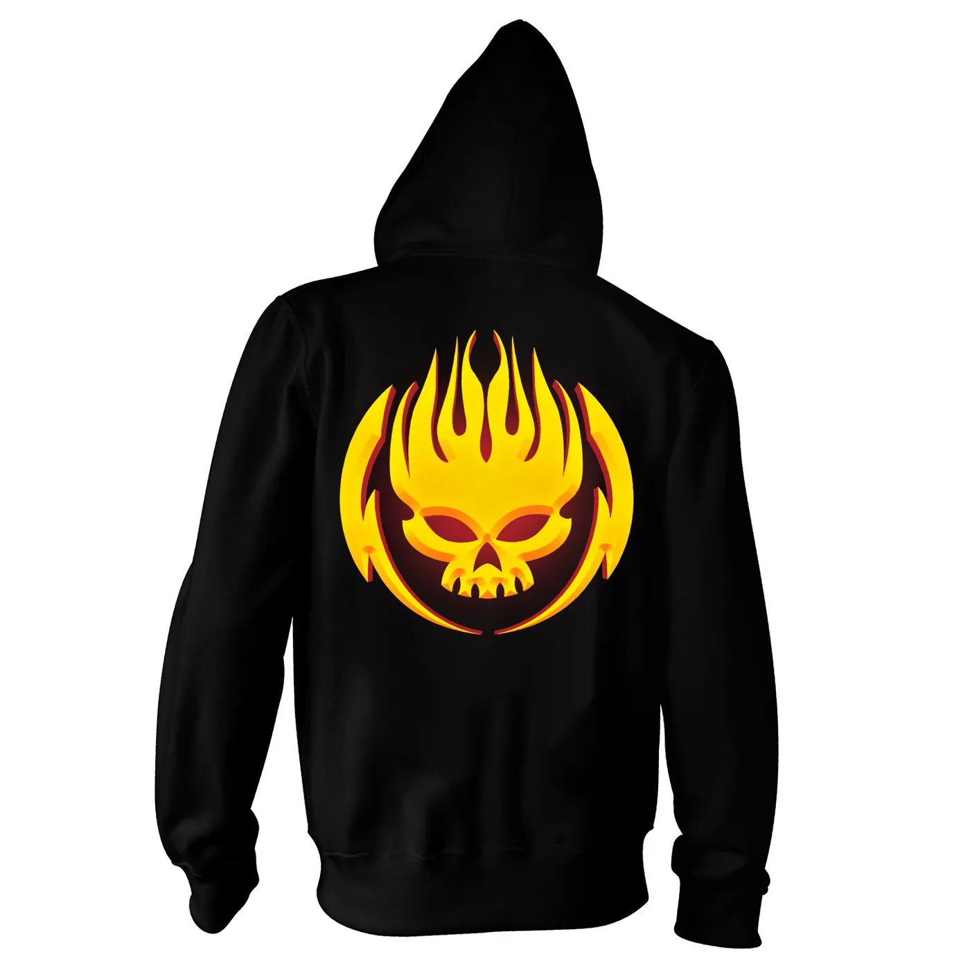 The Offspring 3D Logo Zip Up Hoodie (Black)