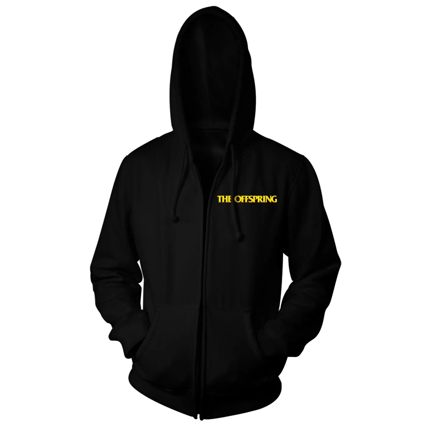 The Offspring 3D Logo Zip Up Hoodie (Black)