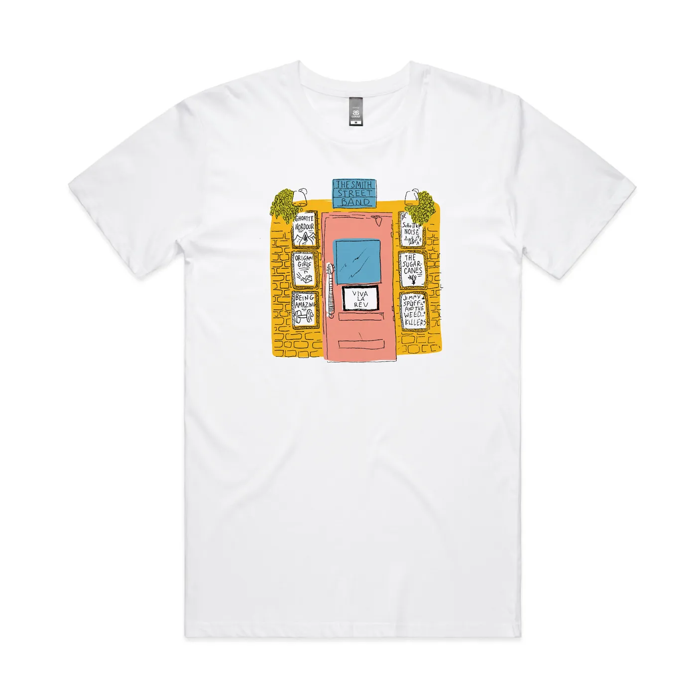 The Smith Street Band Band Room Door Tee (White)