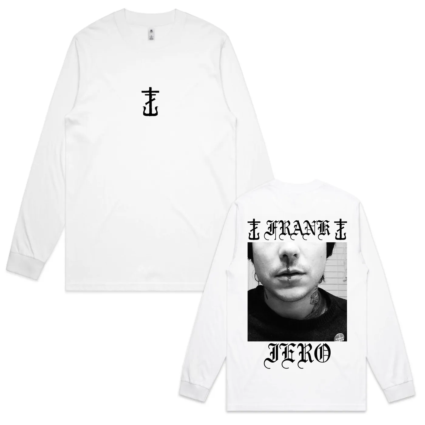 Frank Iero Bloody Nose Long Sleeve (White)