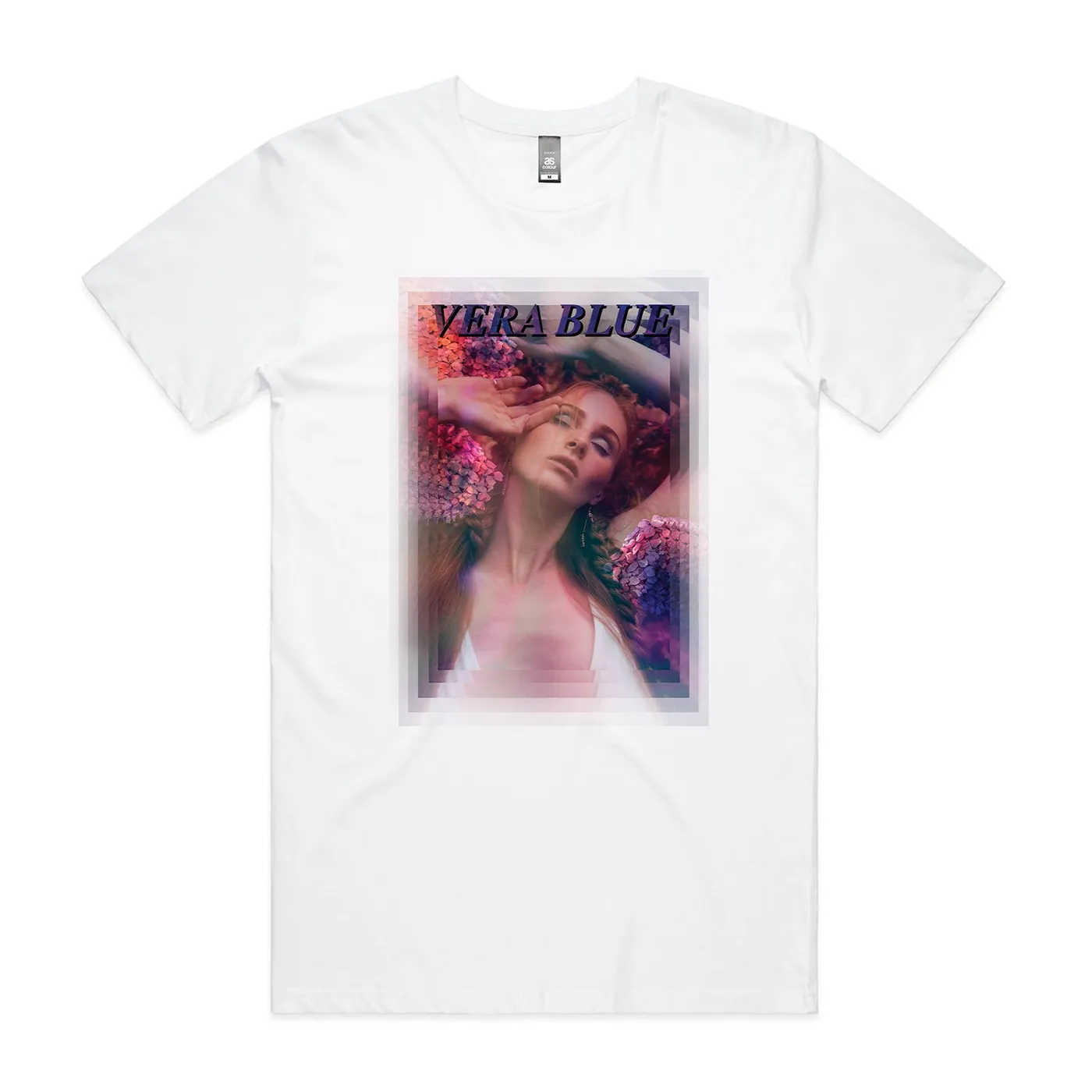 Vera Blue Fade Photo T-shirt (White)