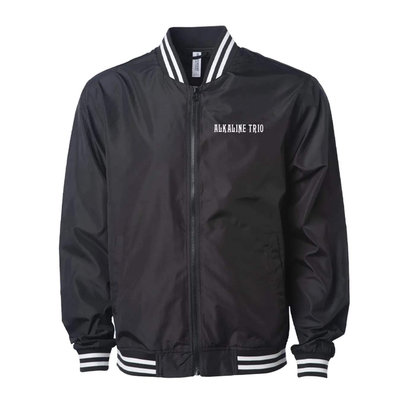 Alkaline Trio Heartskull Lightweight Bomber Jacket (Black)