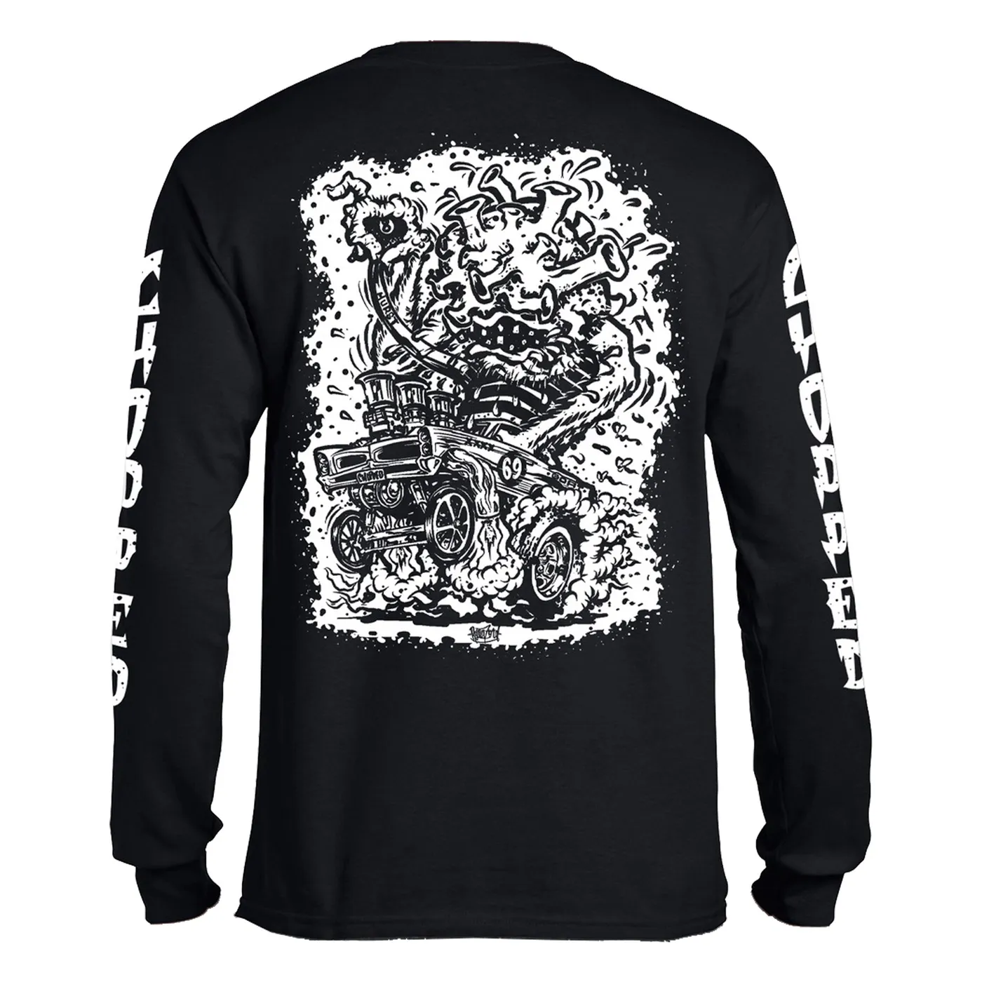 Chopped COVID Gasser Longsleeve (Black)