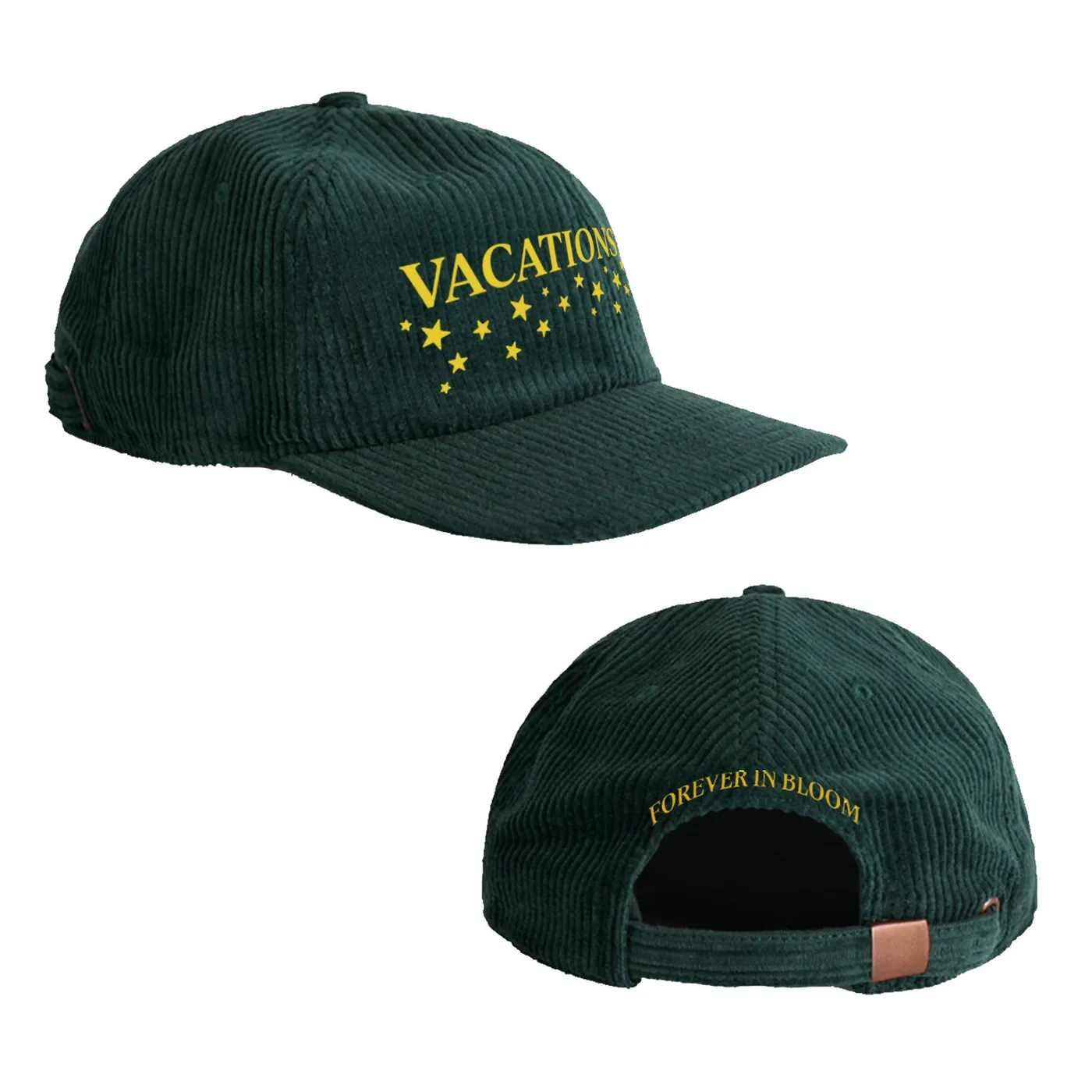 Vacations Star Logo Cord Hat (Pine Green)