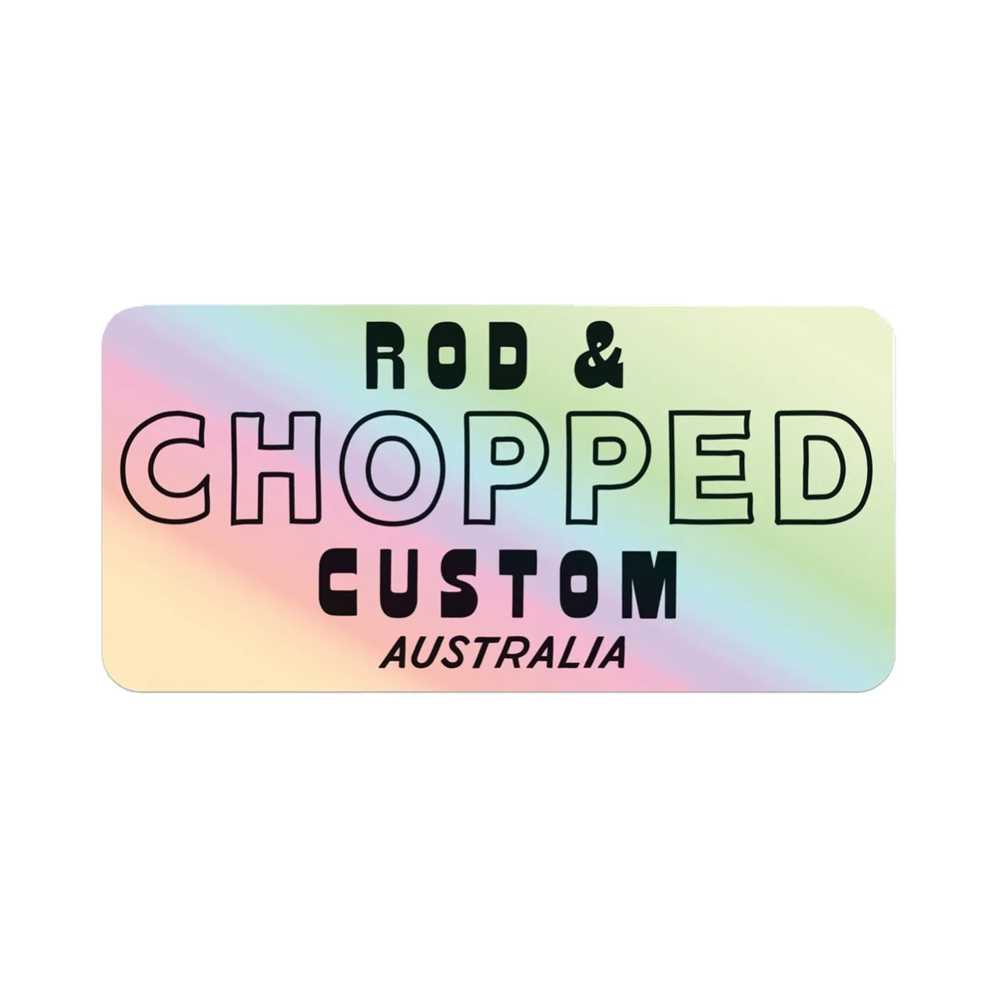 Chopped Eloso Logo Sticker (Large)
