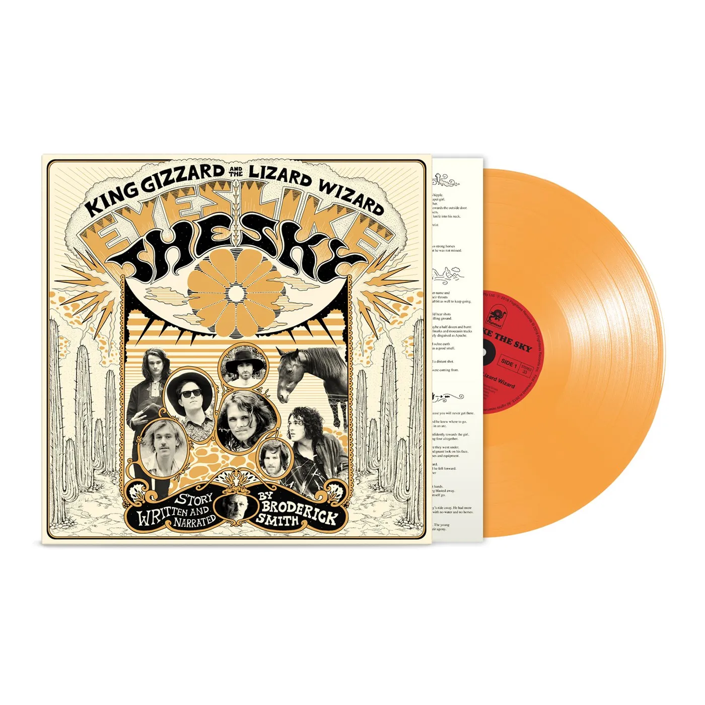 King Gizzard & The Lizard Wizard Eyes Like The Sky LP (Halloween Orange) (Vinyl)