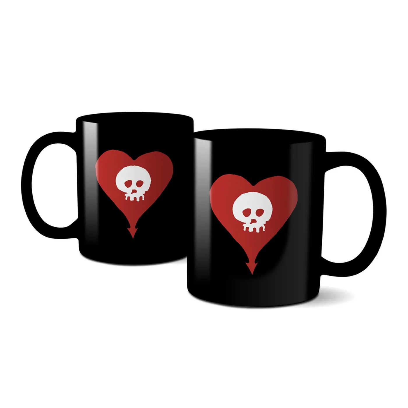 Alkaline Trio Heart Skull Coffee Mug (Black)
