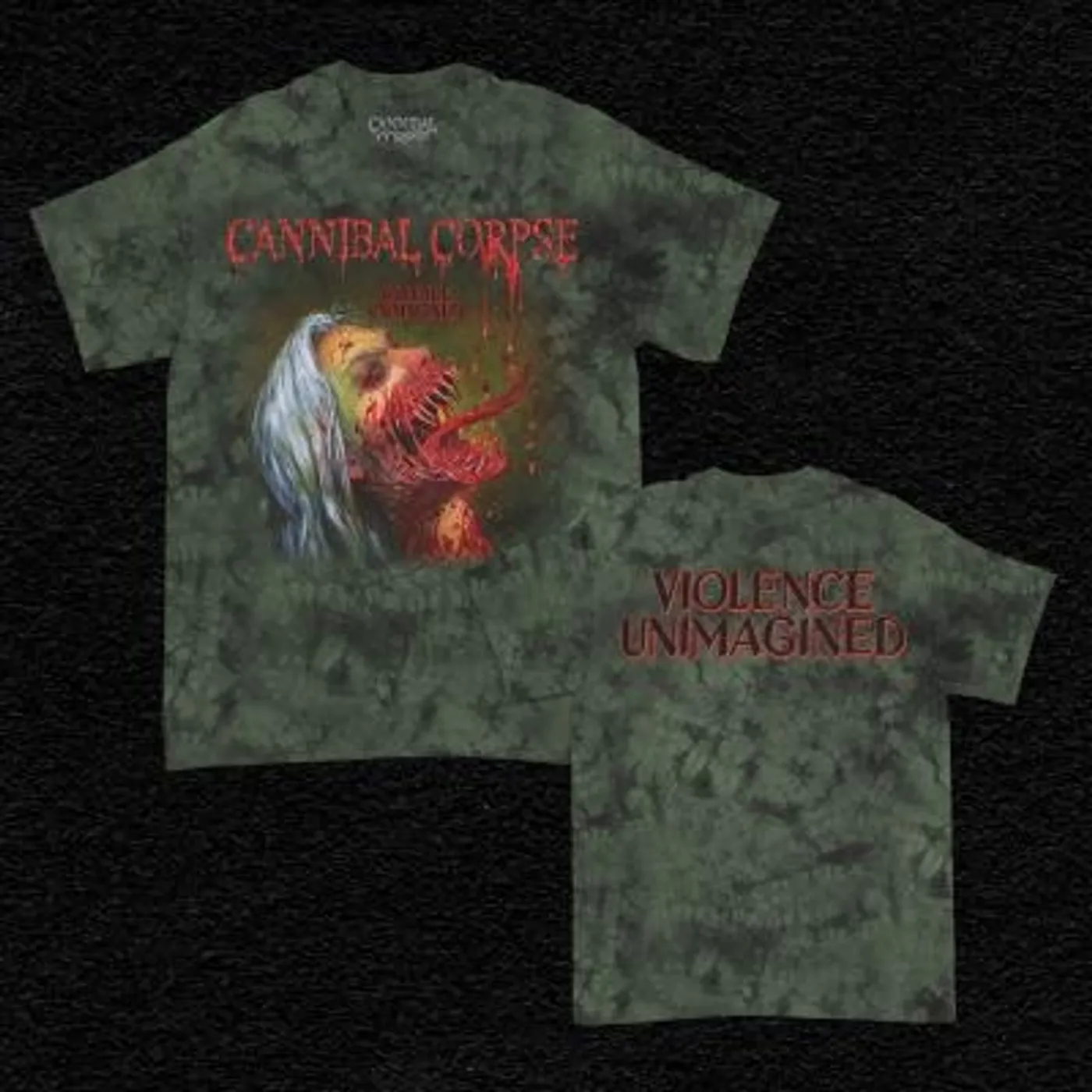 Cannibal Corpse Violence Unimagined T-Shirt (Moss Dye)