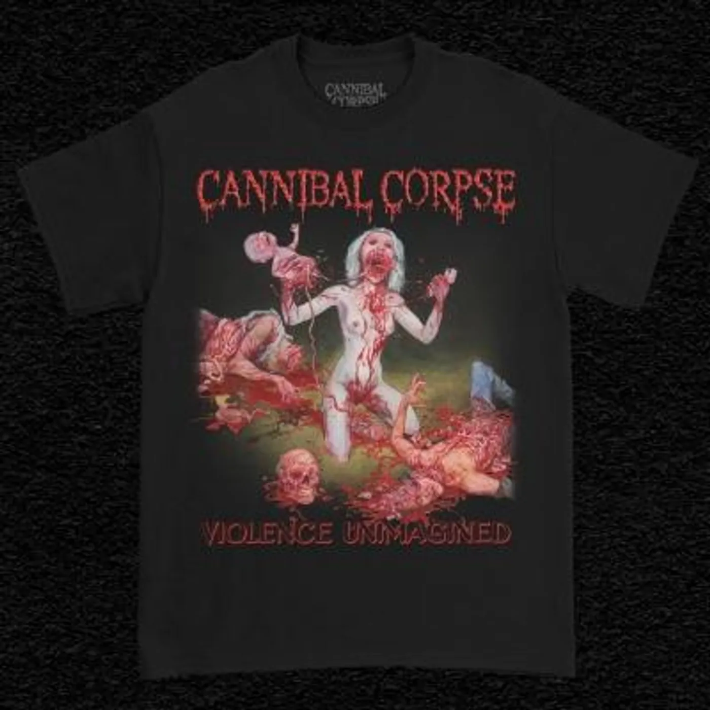 Cannibal Corpse Violence Unimagined Uncensored T-Shirt (Black)