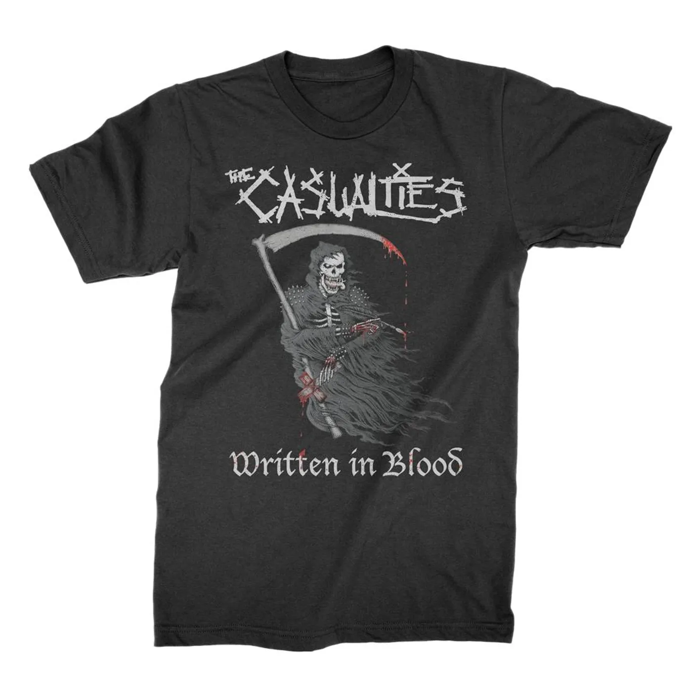 The Casualties Written In Blood T-shirt (Black)