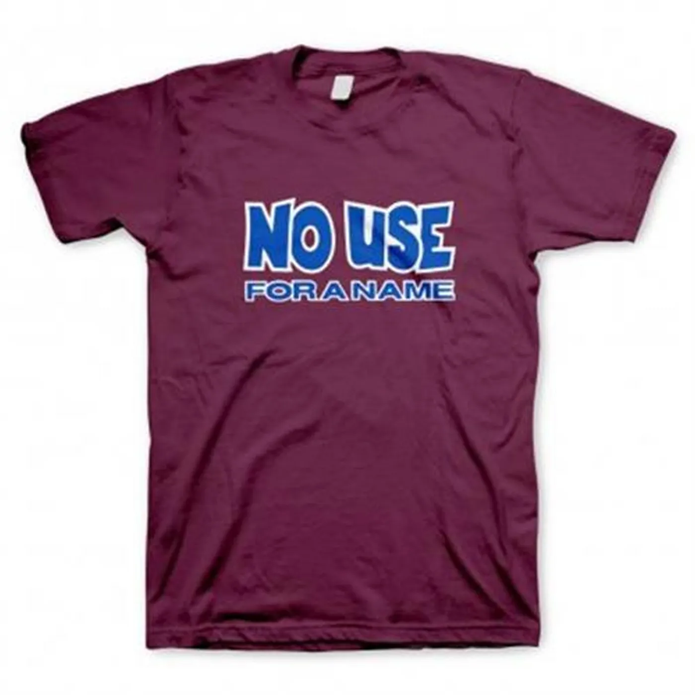 No Use For A Name Logo T-Shirt (Burgundy)