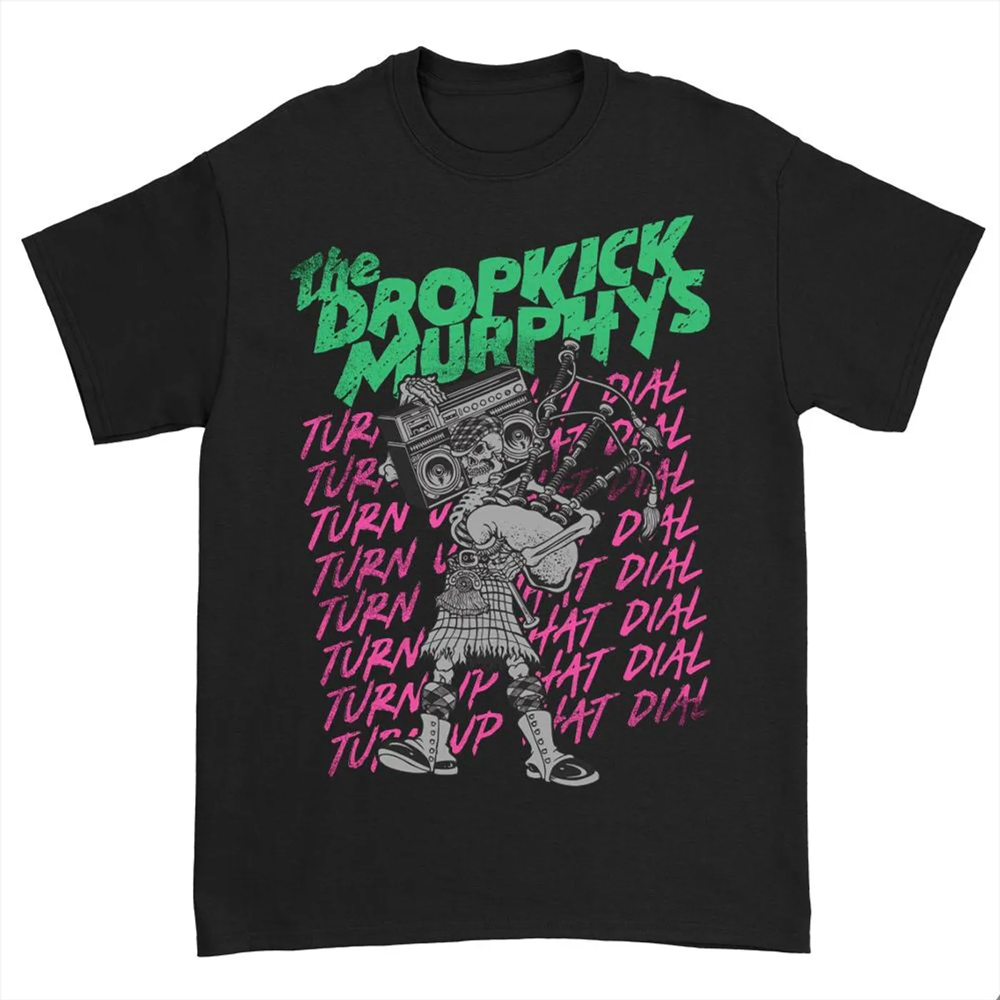 Dropkick Murphys TUTD Skelly Repeat Tee (Black)
