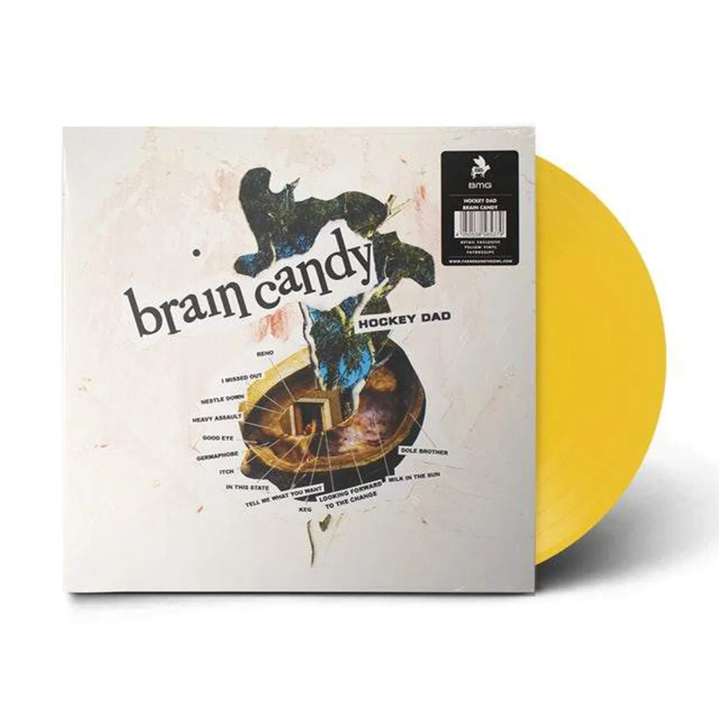 Hockey Dad Brain Candy LP (Yellow) (Vinyl)