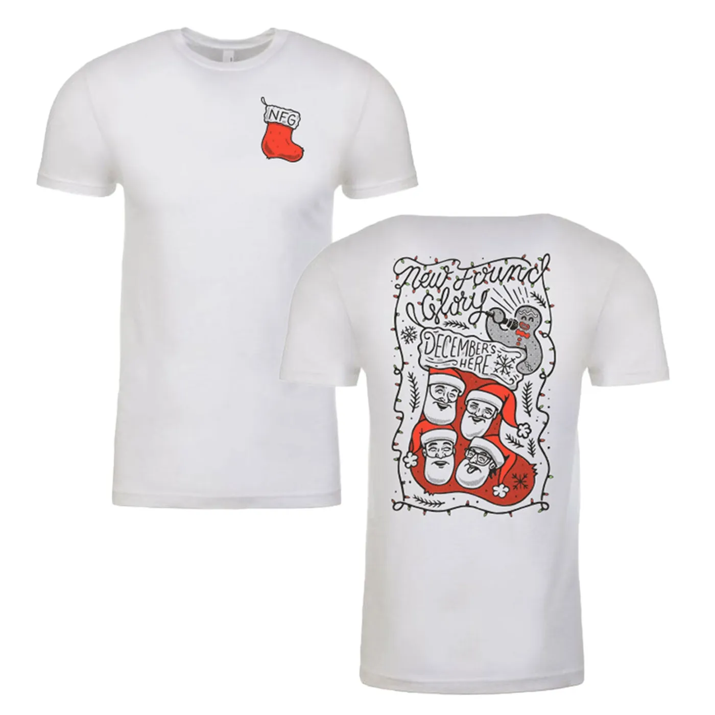 New Found Glory Stocking T-Shirt (White)