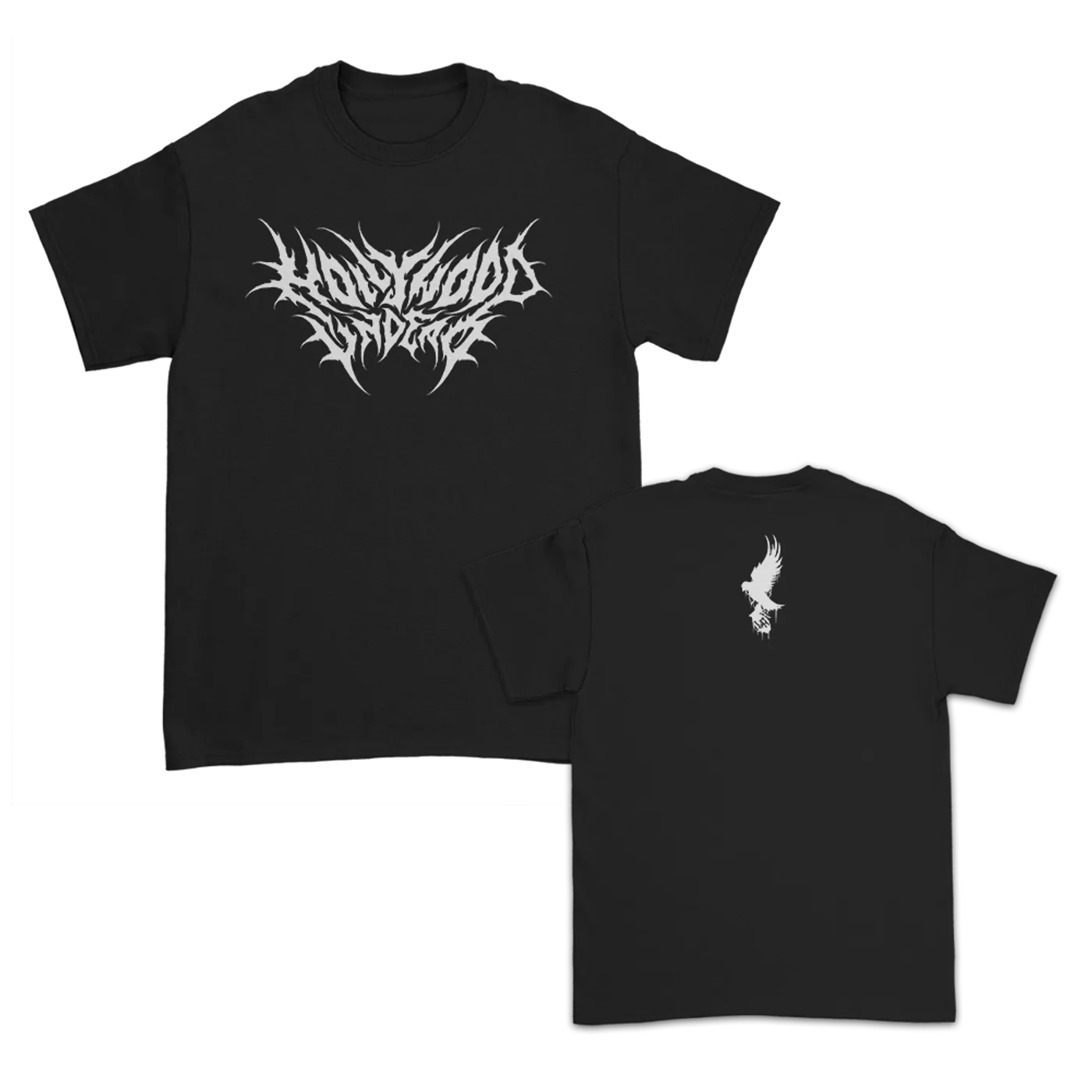Hollywood Undead Metal Logo T-Shirt (Black)