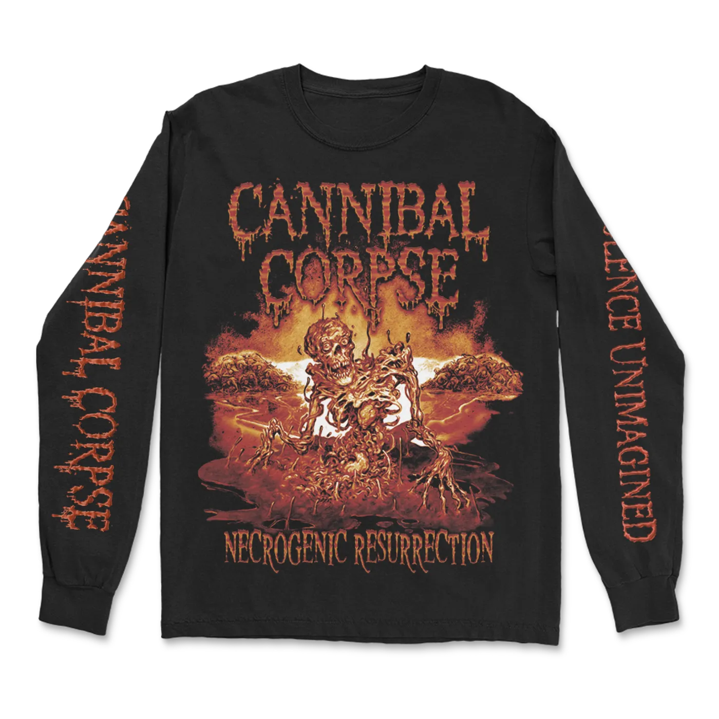 Cannibal Corpse Necrogenic Resurrection Long Sleeve (Black)