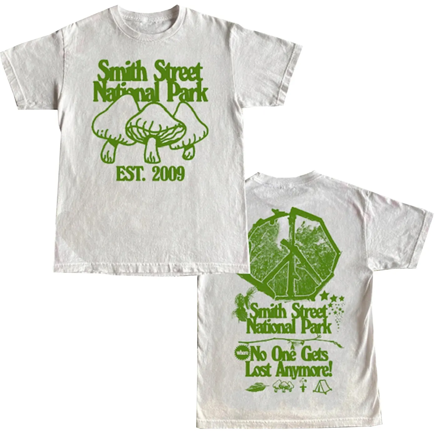 The Smith Street Band National Park T-Shirt (White)