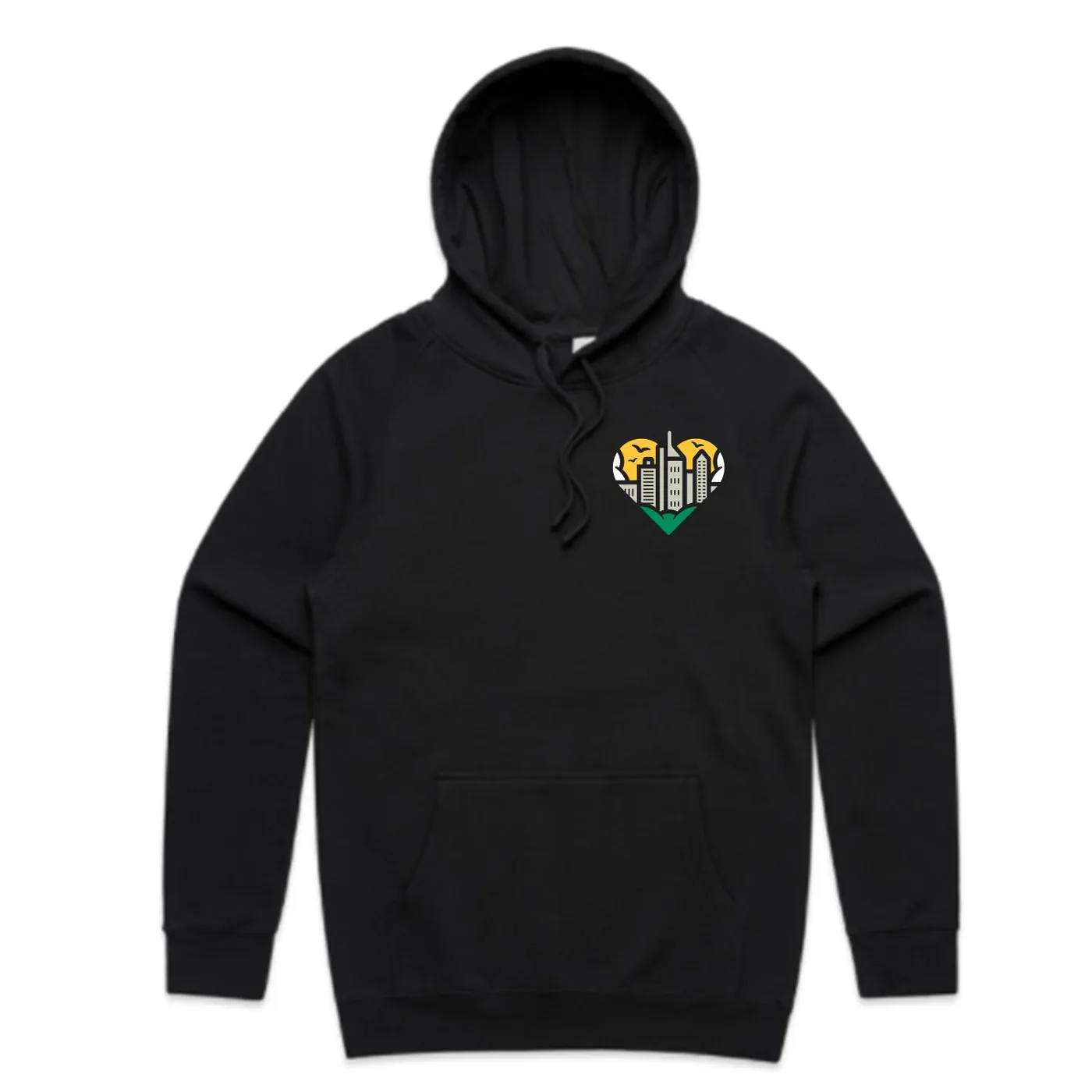 Catholic Guilt City's Heartbeat Hoodie (Black)