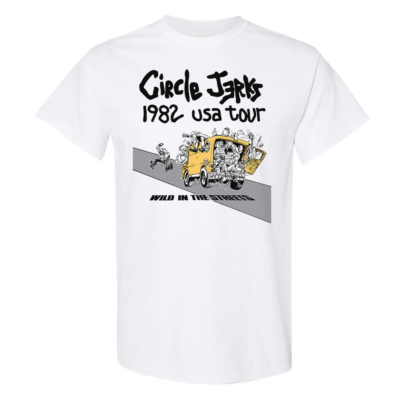 Circle Jerks Wild In The Streets Tee (White)