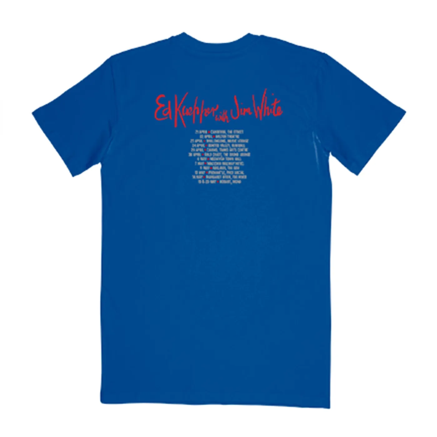 Ed Kuepper & Jim White 2021 Tour Tee (Royal Blue)