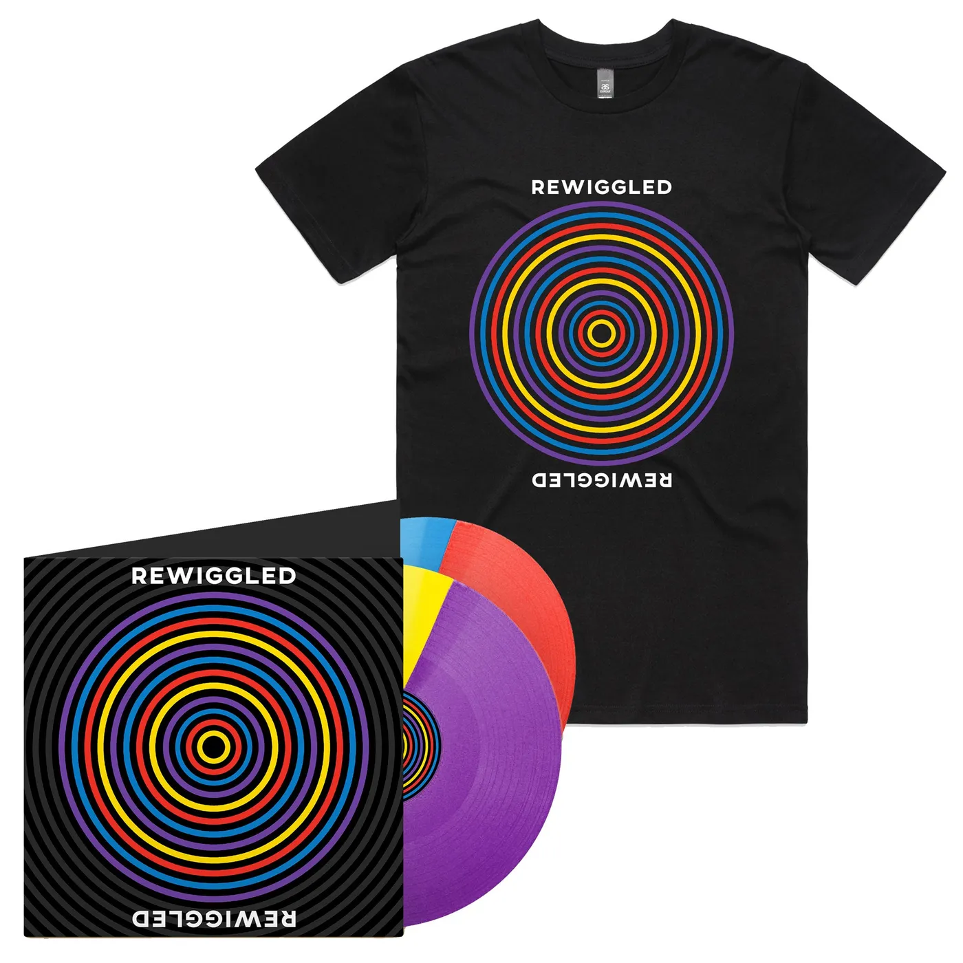 The Wiggles ReWiggled 2LP (Colour Vinyl) + Tee + Download