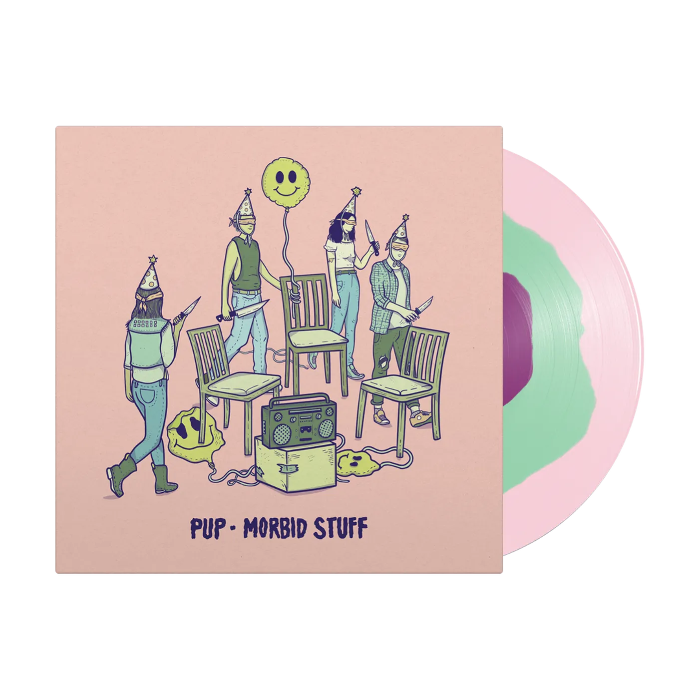 PUP Morbid Stuff LP (Mint, Purple and Baby Pink Vinyl)