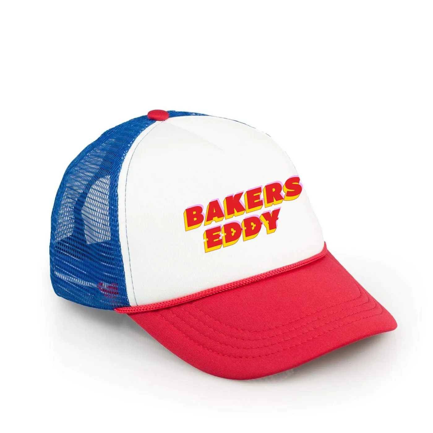 Bakers Eddy Logo Trucker (Red/White/Blue)