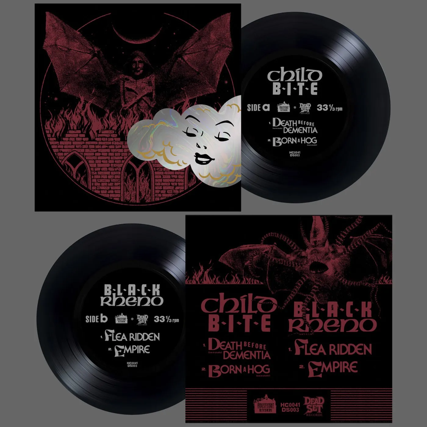 Black Rheno/Child Bite Split 7”
