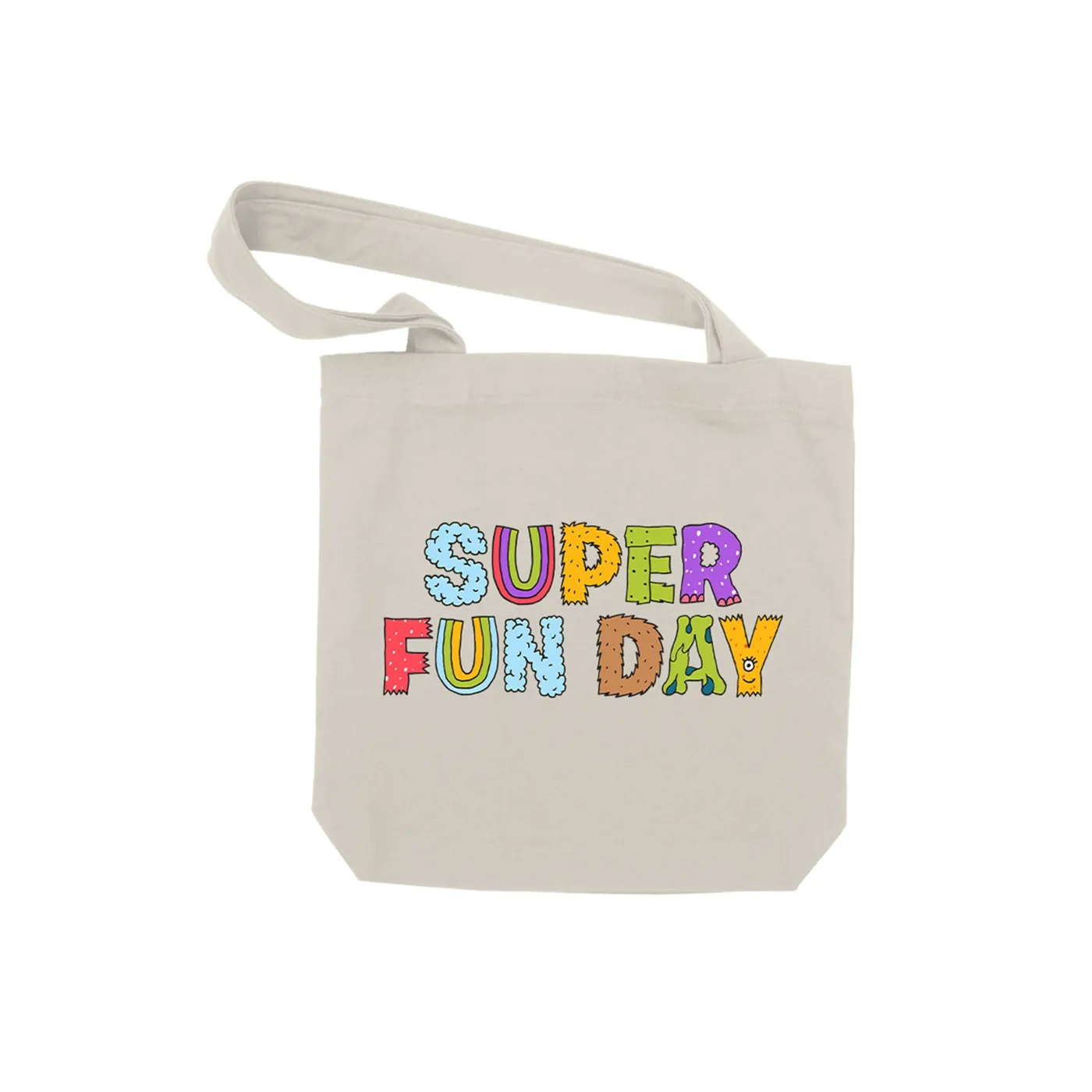 Super Fun Day Event Tote Bag (Cream)