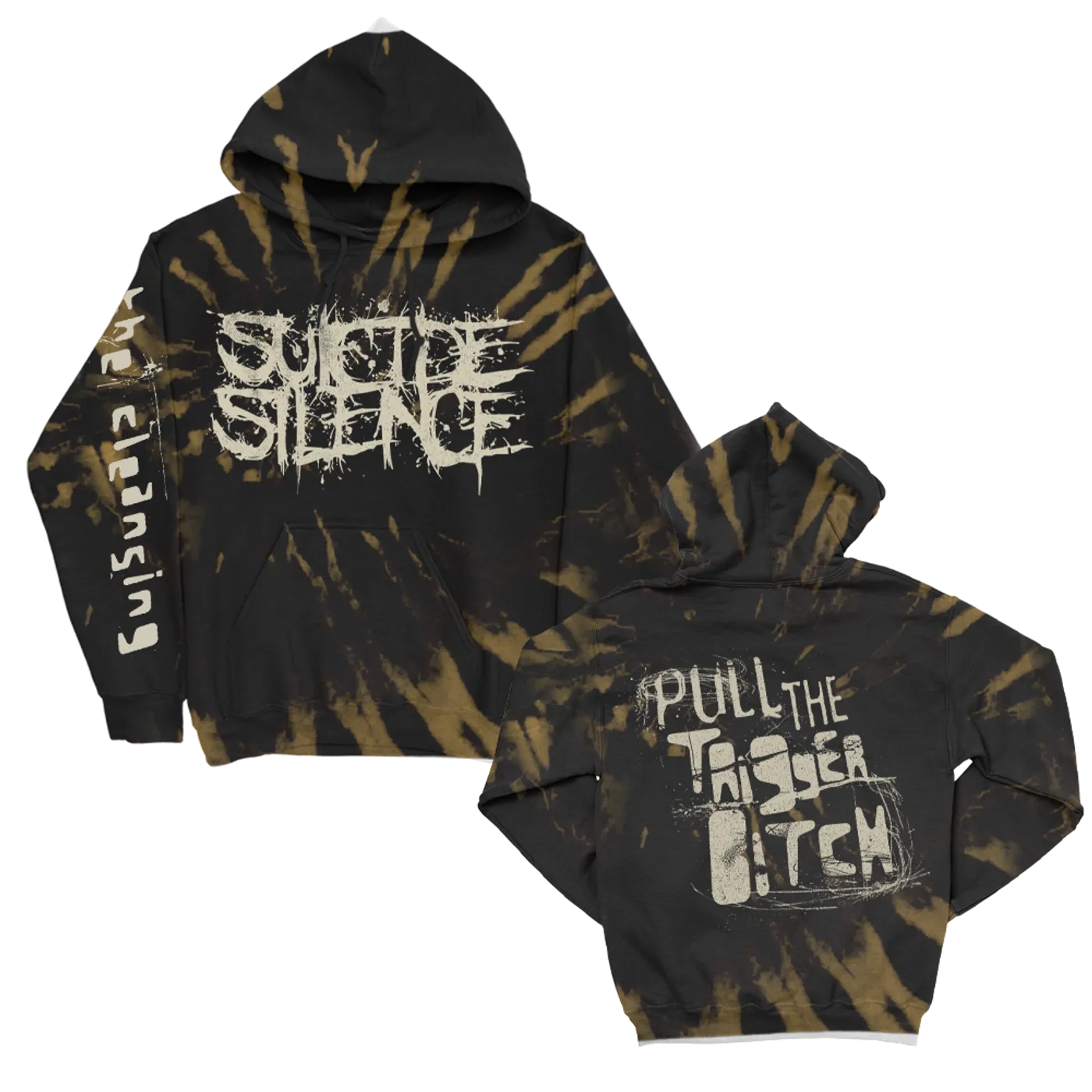 Suicide Silence The Cleansing Bleach Twist Pullover (Dye)