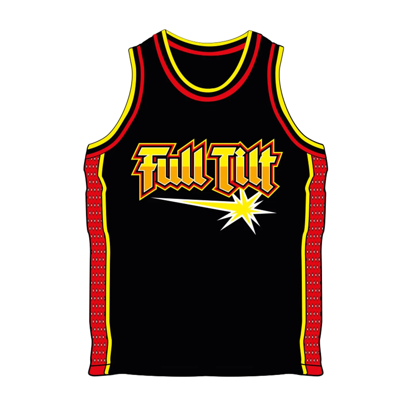 Fulltilt Full Tilt Basketball Jersey (Black)