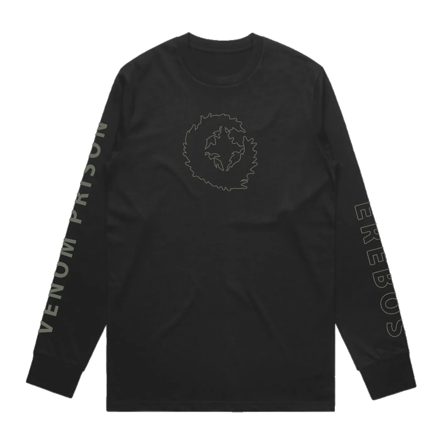 Venom Prison Erebos Moon Longsleeve (Black)